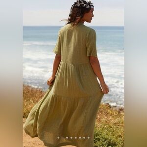 Anthropologie Kallie Flowy Maxi Dress